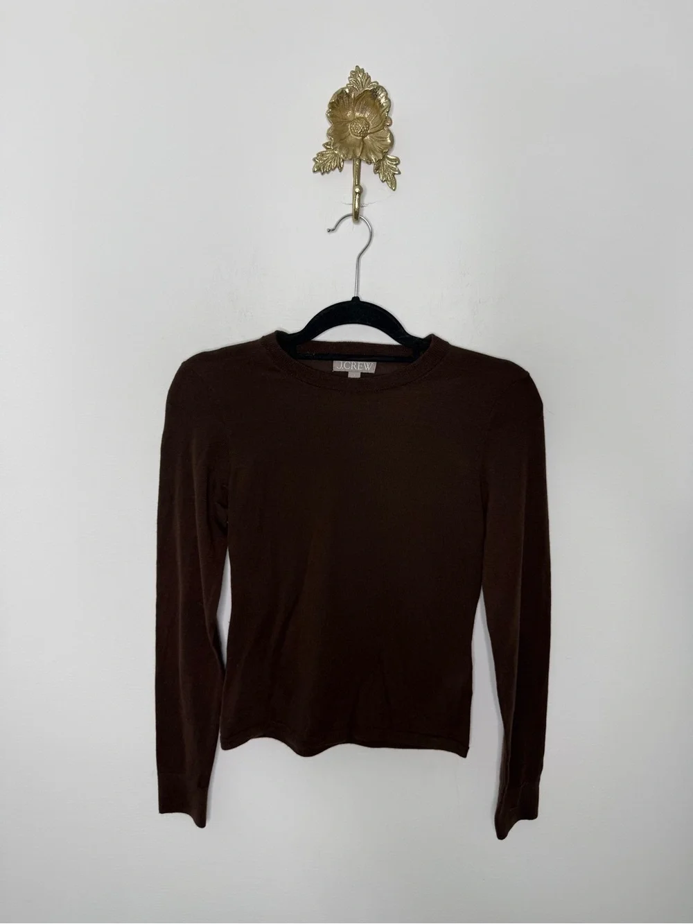 J. Crew Carolyn Fitted Crewneck Sweater S